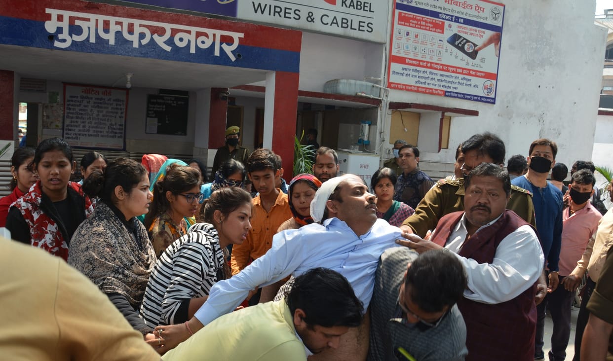 Uproar in the police station when the attackers are not arrested