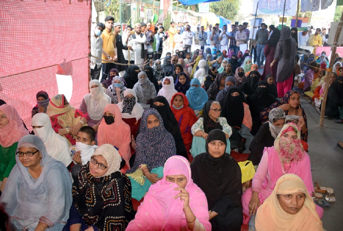 Corona suspects a person involved in Shaheen Bagh demonstration