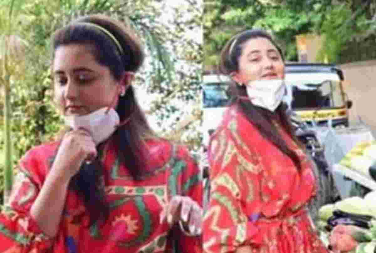 Rashami Desai purchased vegetable for her residence