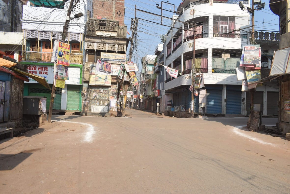 Public remained in homes, curfew from city to village