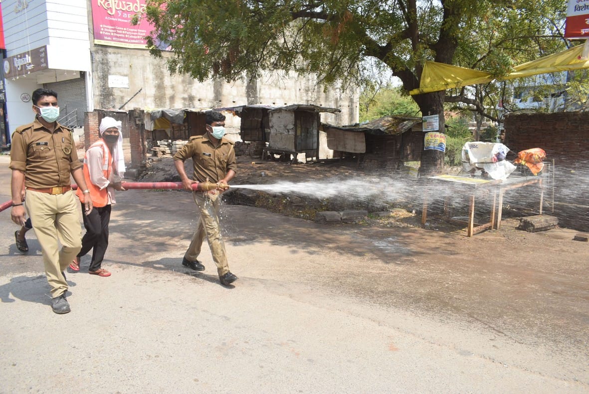 The entire city becomes sanitized in curfew