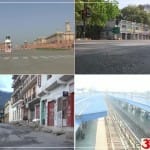 वीरान पड़ी सड़के और रेलवे ट्रैक