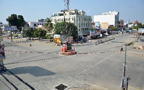 Bareilly pass in Janata curfew, roads remained silent all day