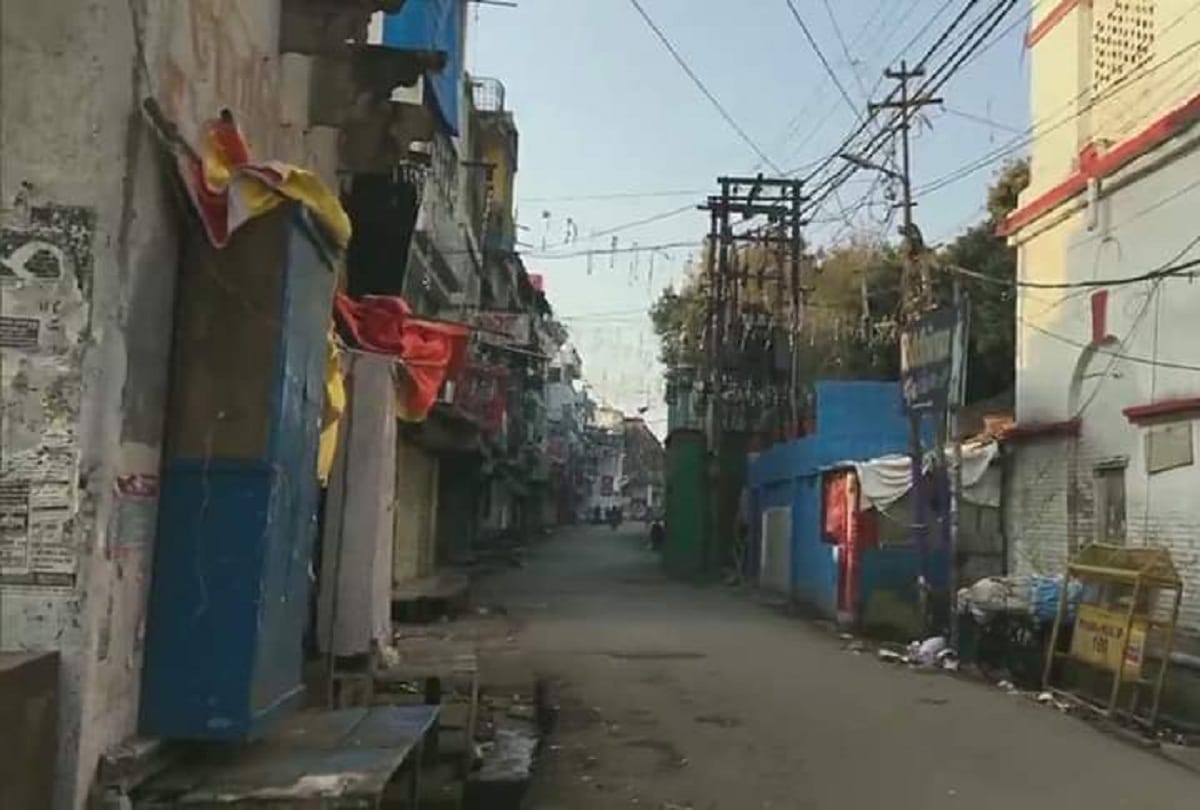 #LadengeCoronaSe: Lockdown of public in Sangamnagar, people imprisoned in homes, everything stopped