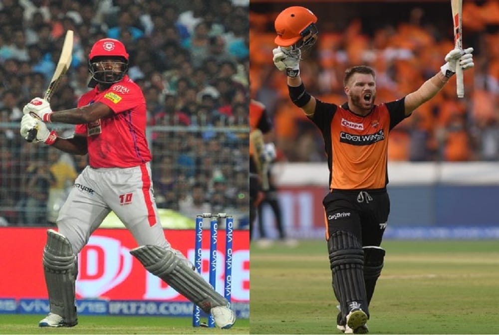 IPL2020: kxip and SunRisers Hyderabad engage in war of words over gayle and david warner