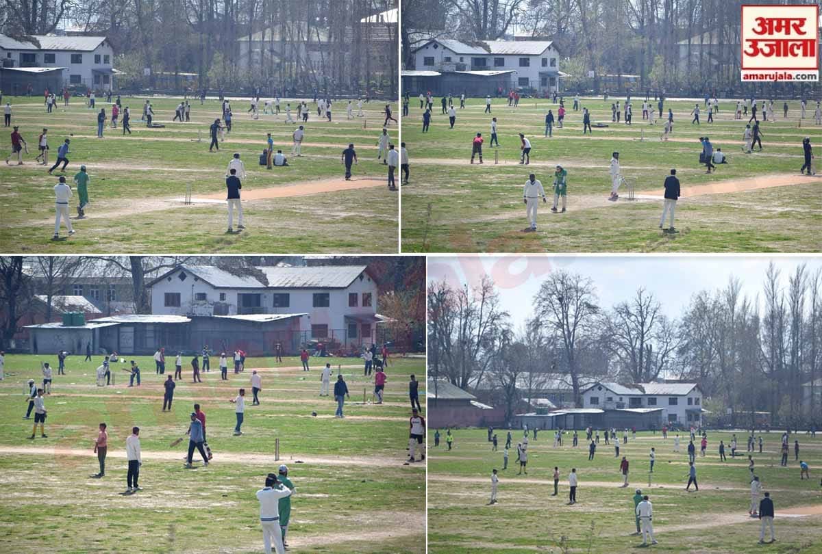Janata Curfew In jammu kashmir against coronavirus and boys playing cricket
