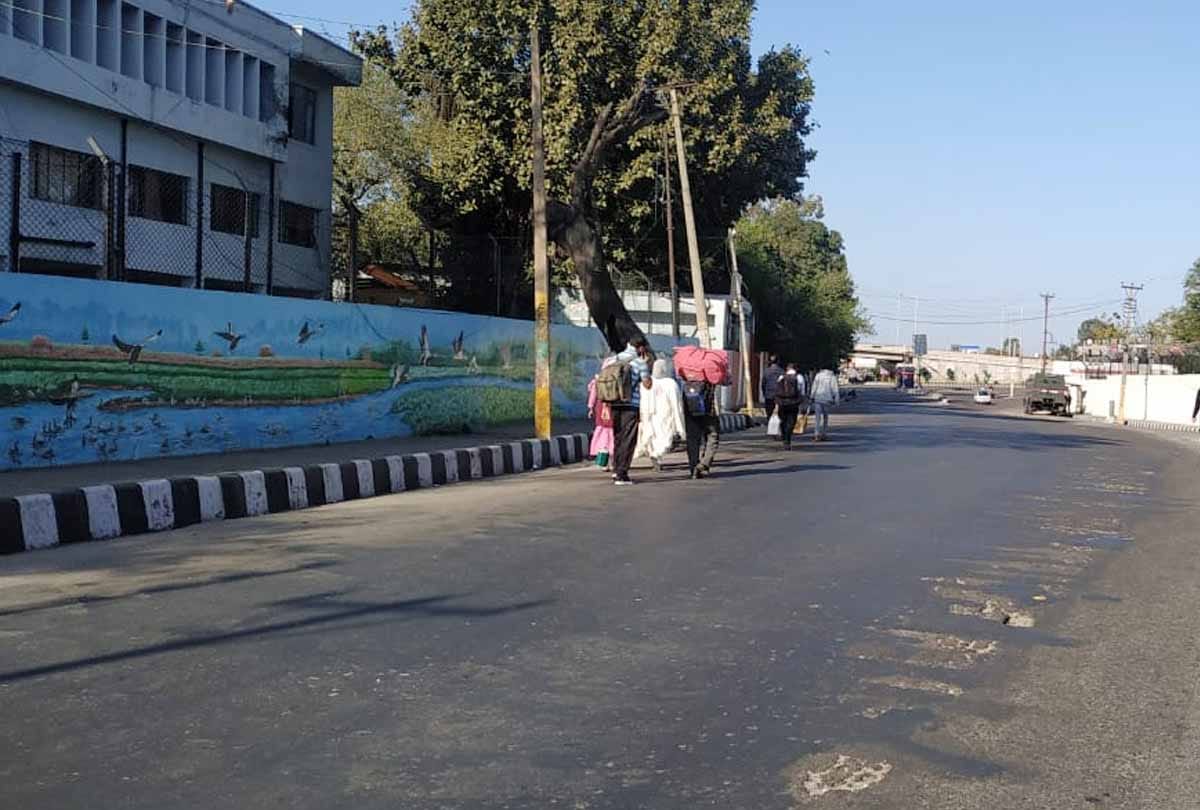 Janta curfew impact updates and images from Jammu kashmir corona virus