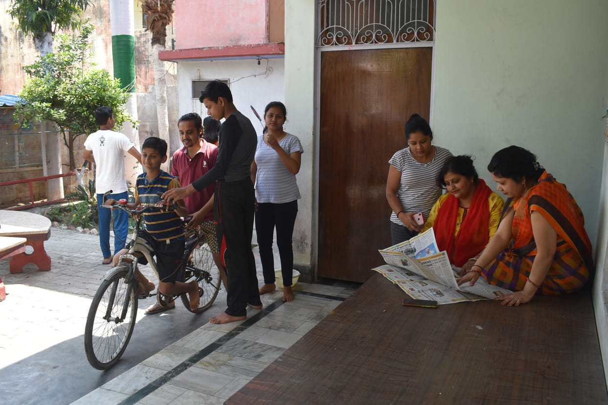 Families united in public curfew