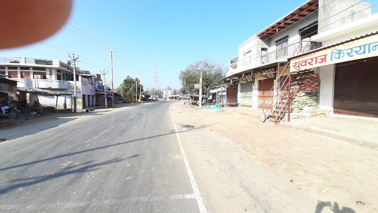 Massive impact of Janata curfew in Ratanpuri area