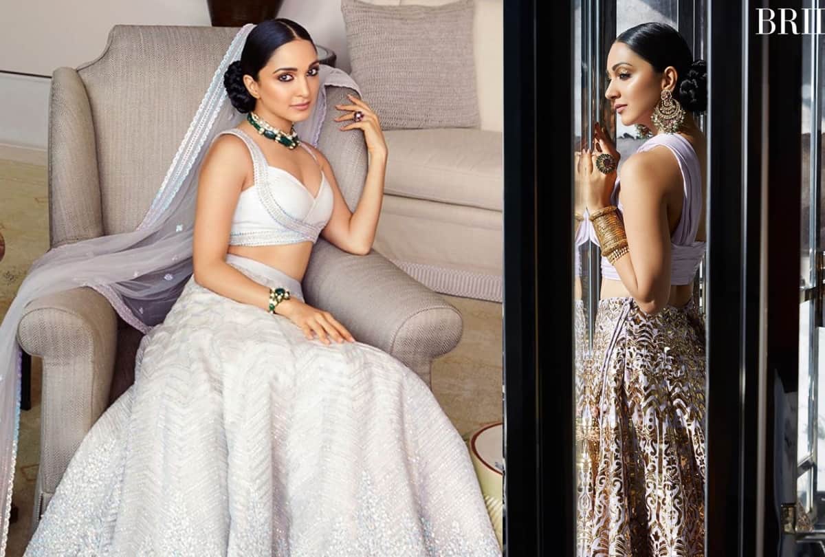 kiara advani and kriti sanon wear same white and golden lehenga who look better