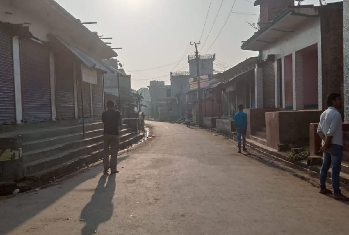 Maharaganj Janata curfew silence from border to city see latest photos