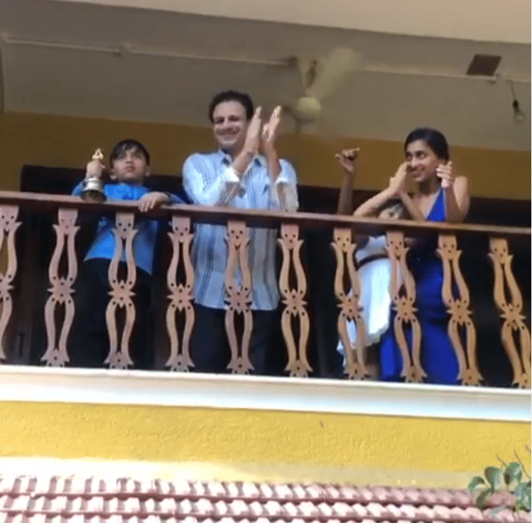 Janta Curfew bollywood couples support Pm Narendra Modi Intiative abhishek aishwarya ranveer deepika