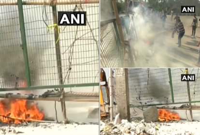 शाहीन बाग में पेट्रोल बम से हमला