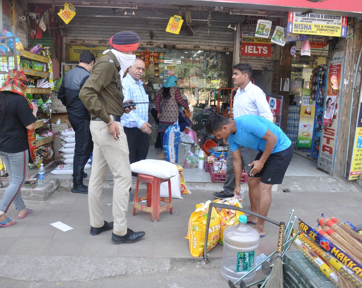 ..When people did not stay in homes even in lockdown, curfew was imposed