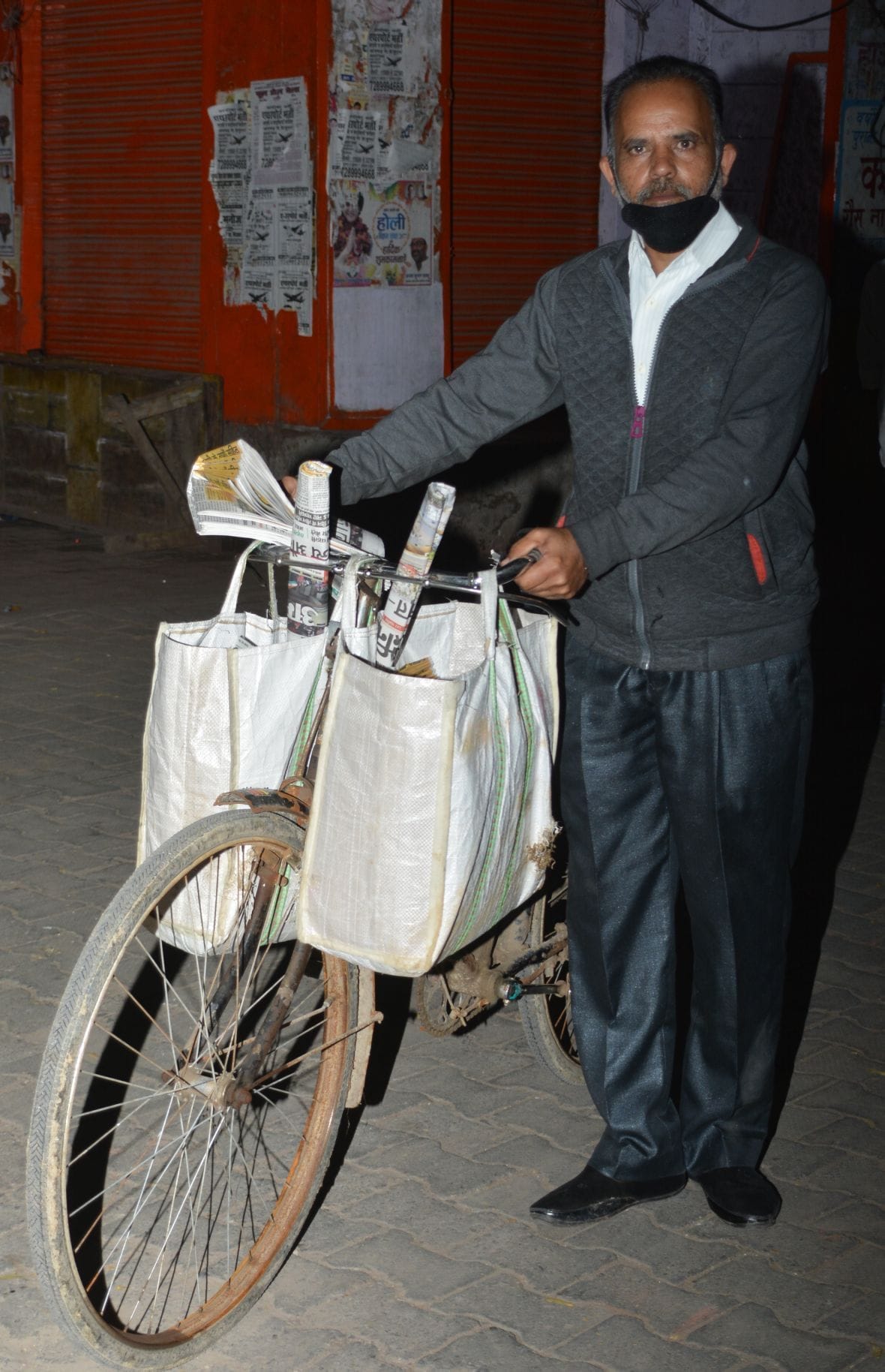 news paper, distributer, firozabad