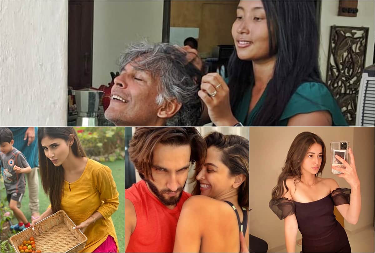Coronavirus covid 19 Ranveer Deepika hrithik Mouni Roy Milind Soman Ananya Panday instagram post
