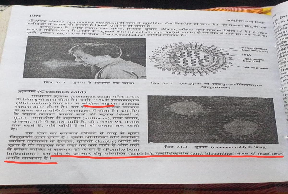 Class 12 Students Studying Corona Virus 19 Years Ago