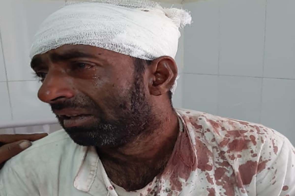 man killed the old person with an axe in Saharanpur