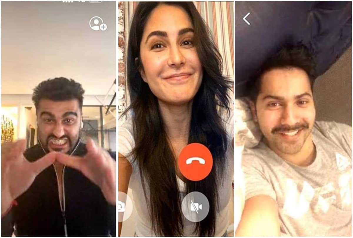 Katrina Kaif Share Screen Shot of Video Call With Varun Dhawan and Arjun Kapoor During Quarantine Time