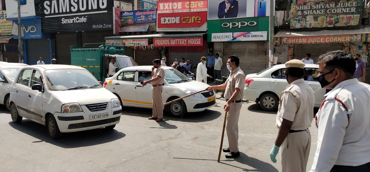Delhi Border seel vehicals retured