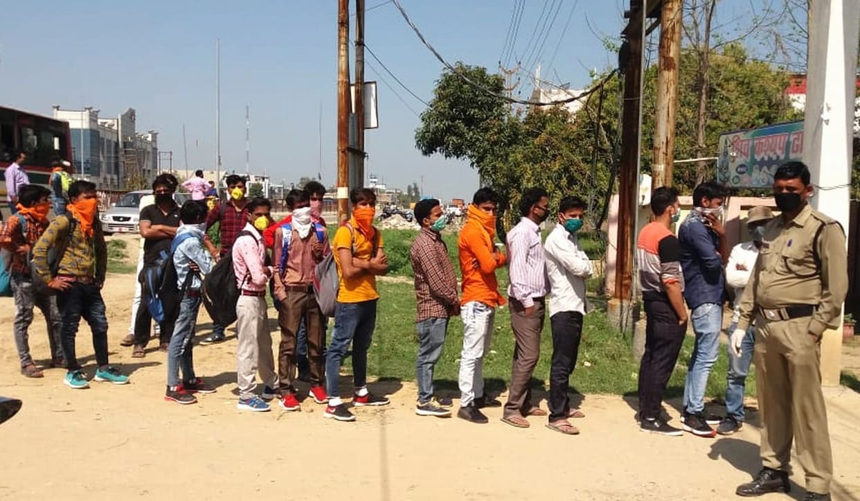 254 employees returned from Mumbai stopped at the border