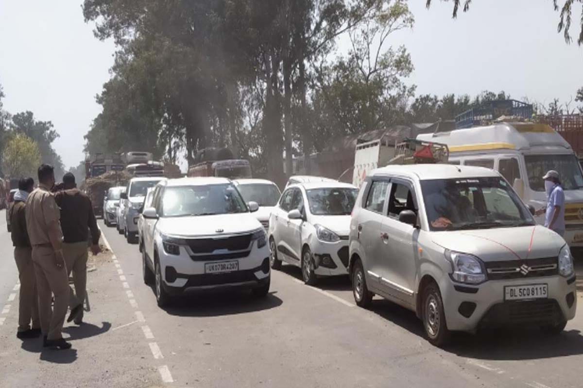 Meerut border sealed due to lock down, entry of vehicles coming from Ghaziabad stopped
