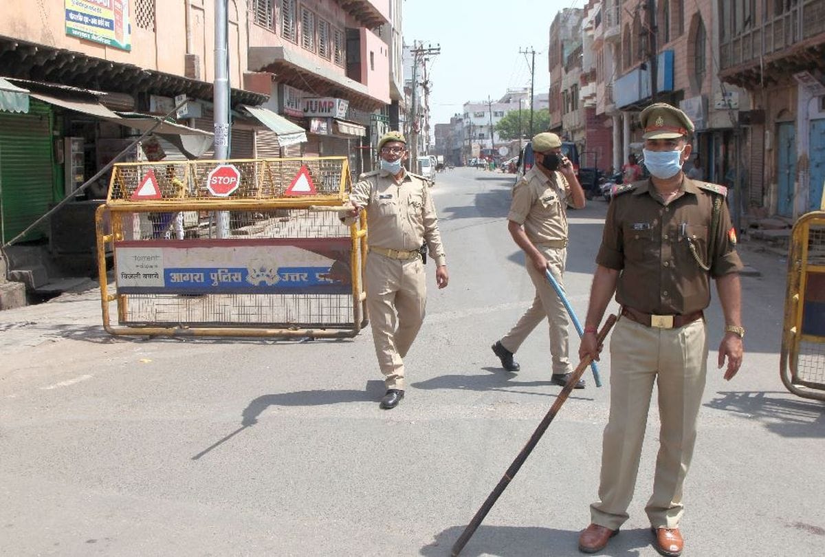 Agra Lockdown News Update in Hindi: police will arrest violators of rules