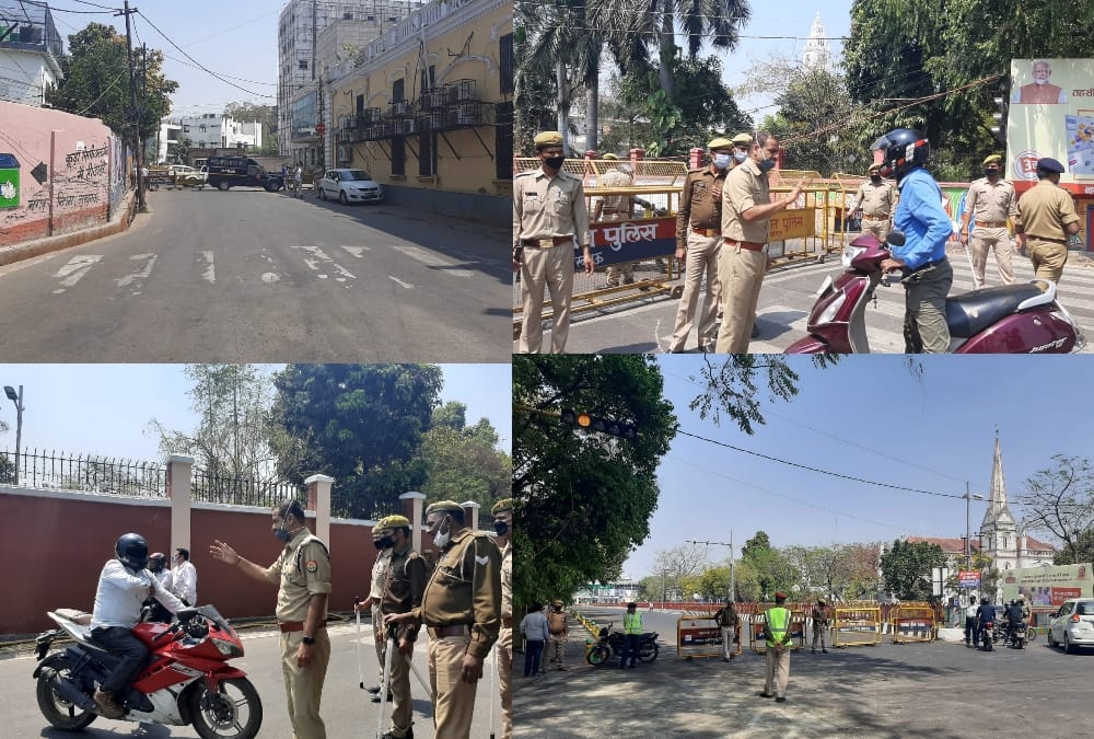 police collects more than three and half lakh for challan in Uttar Pradesh.