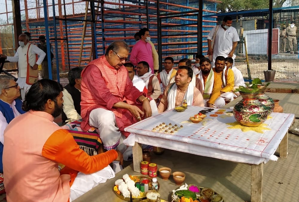 Prepration starts to shift ramlala in a new temple in Ayodhya.