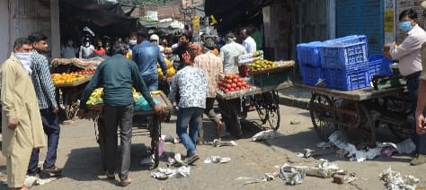 shutdown vegetable market