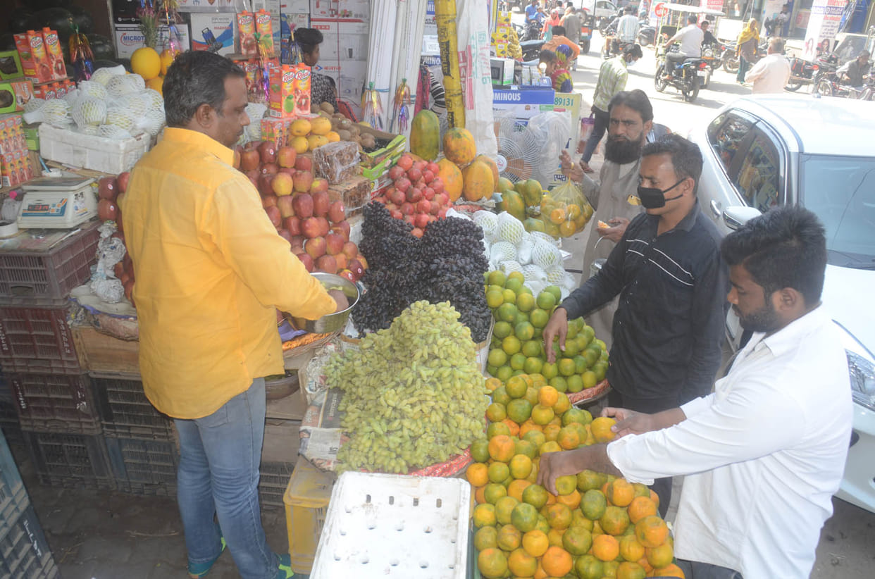 Rise in prices of vegetables and fruits