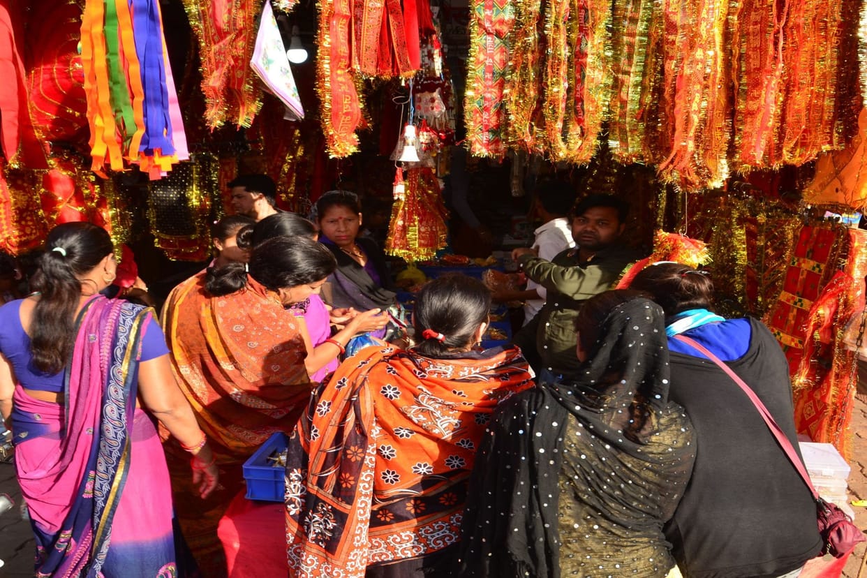 Navratra, festivel, celebration, tempil, close, firozabad