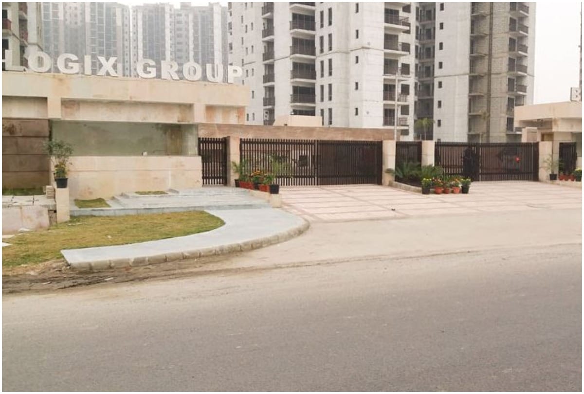 Coronavirus in Noida News in Hindi: noida ninth case of coronavirus Logix Blossom residential society sector 137 seized
