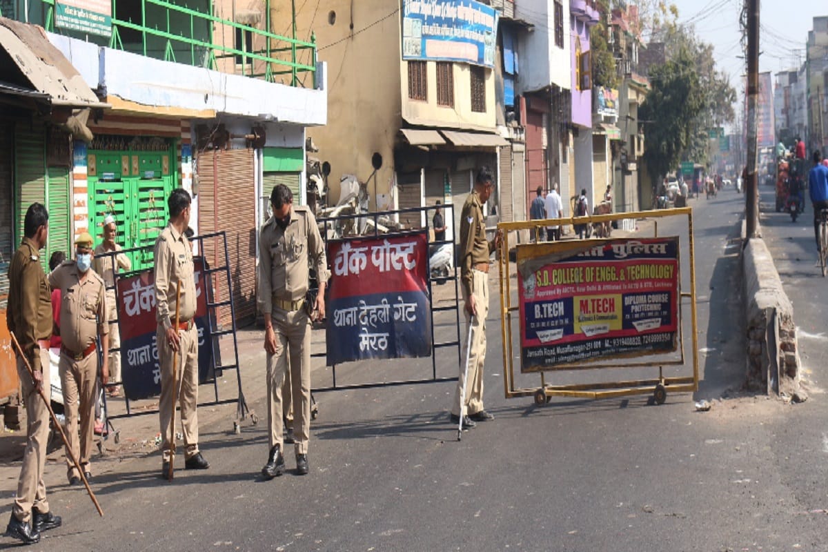 Corona New Update, Meerut border has been sealed for lockdown