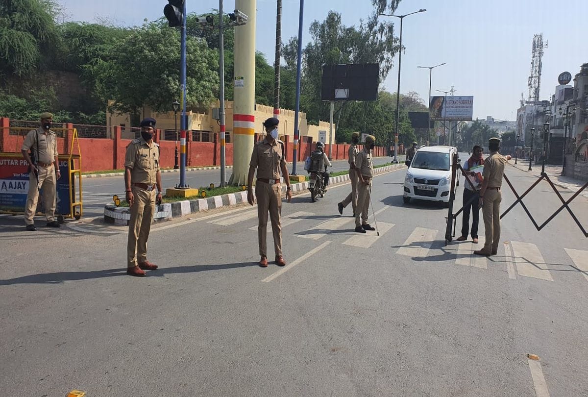 Coronavirus Update Lockdown In Agra Second Day Police