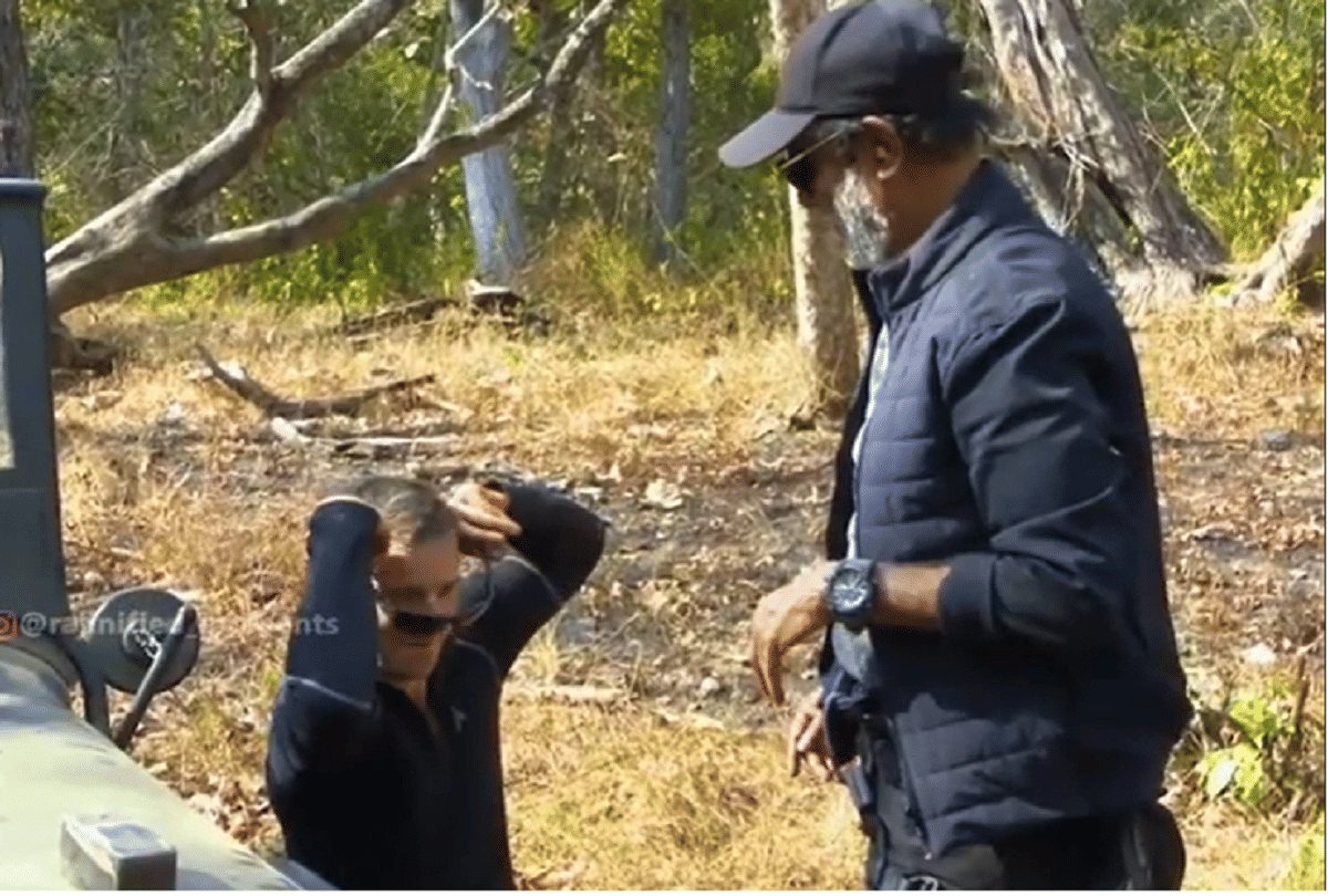 bear grylls likes pm narendra modi says to rajinikanth