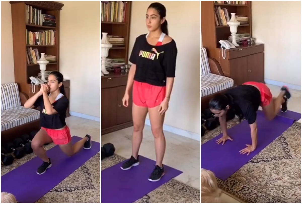 Sara Ali Khan Share her Fitness Secret with Fans During Quarantin Video Goes Viral