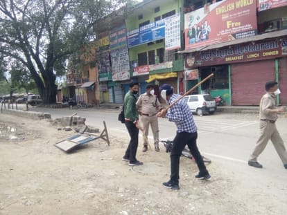 Strict stand of Varanasi SSP, said- If policemen will misbehave with someone in lockdown, action will be taken