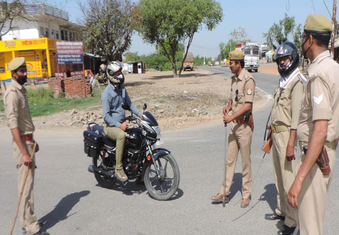 coronavirus news in kannauj, lockdown in kannauj news