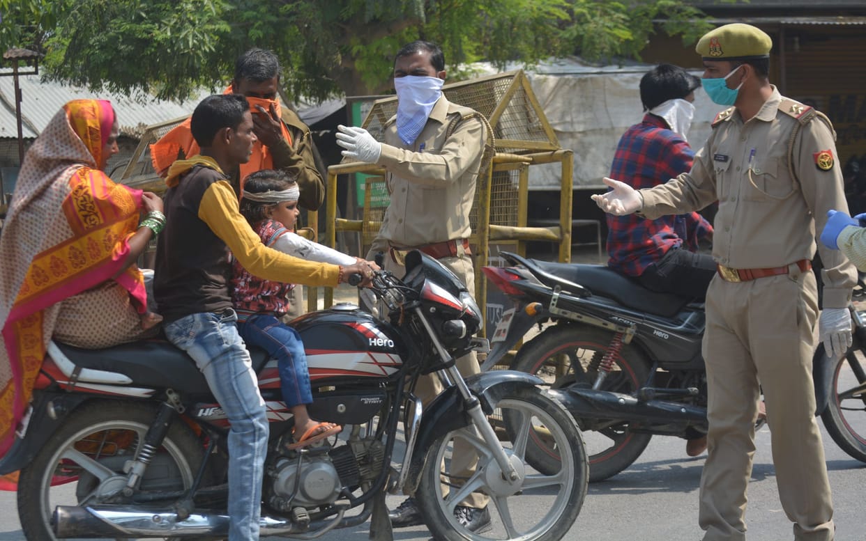 Market closed, people imprisoned in homes, barricading on the streets