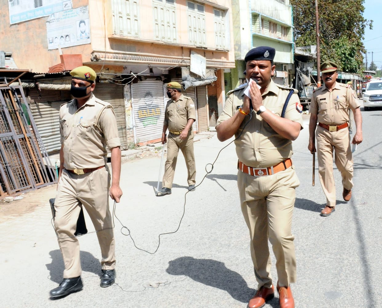 lockdown in sambhal
