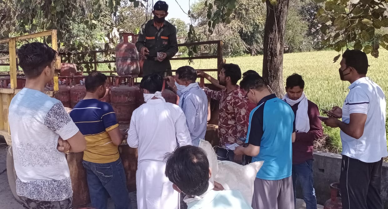 There was a ruckus for taking gas cylinders