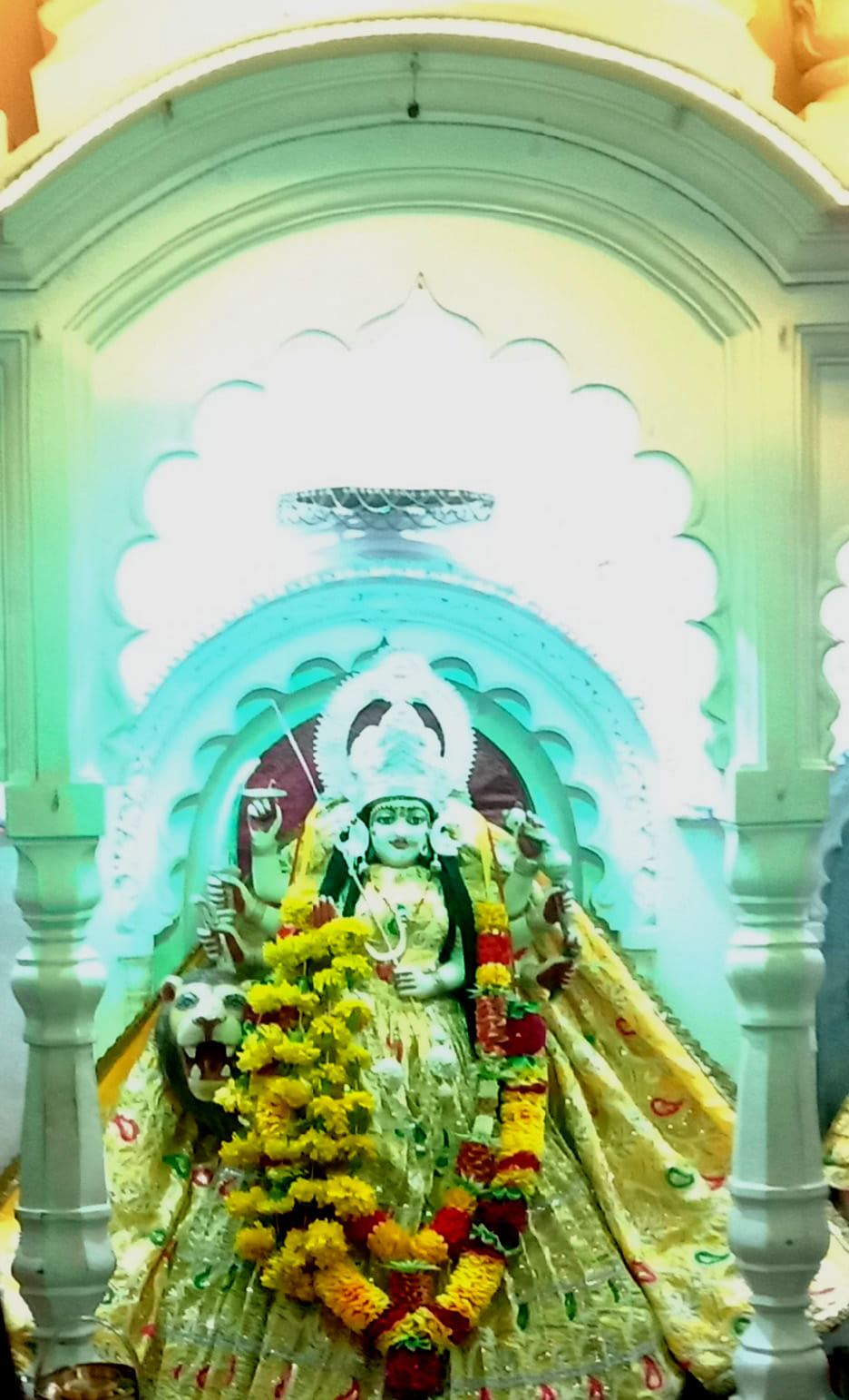 Chatra Navratri first day began God door is close for priest
