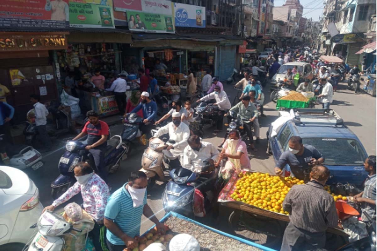 Lockdown Meerut (UP) News in Hindi: UP police adopt a circle formula for social distancing to fight Coronavirus
