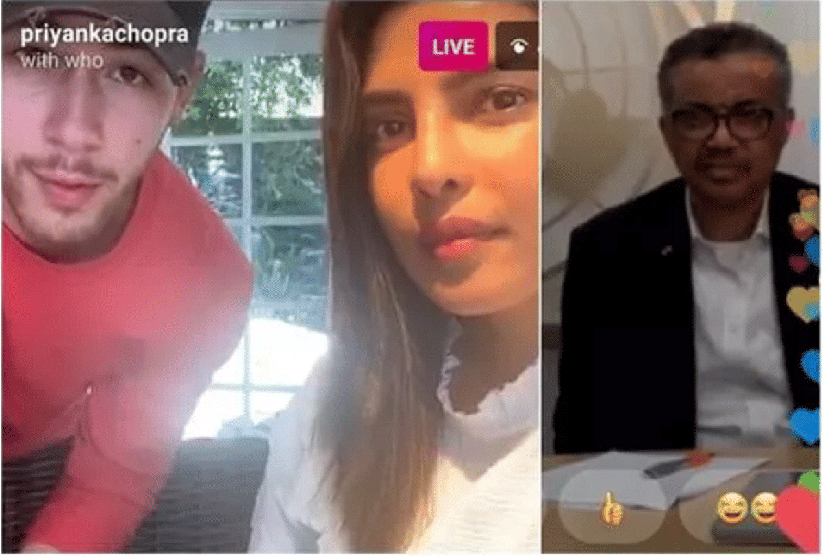 priyanka chopra and nick jonas talk about covid 19 to doctor video viral