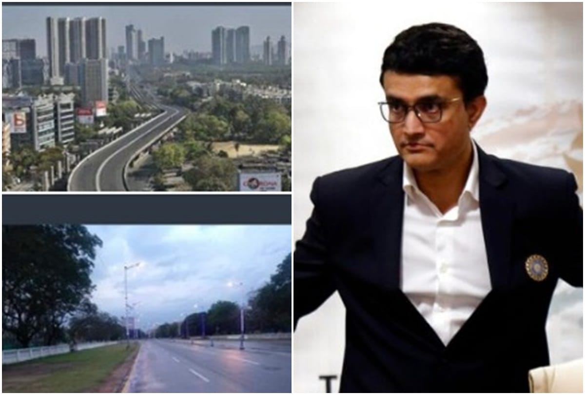 Sourav ganguly was surprised after seeing empty roads of kolkata due to covid19