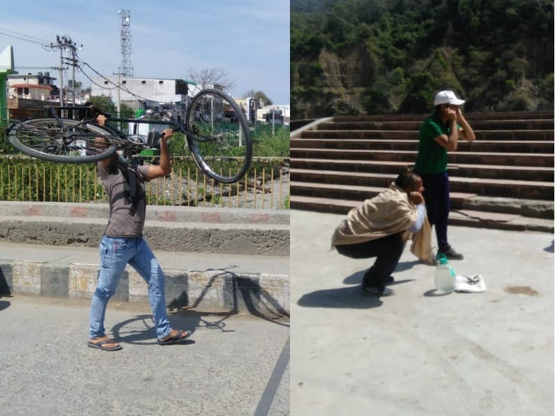 Lockdown in Uttarakhand News Update: watch police punishment in photos