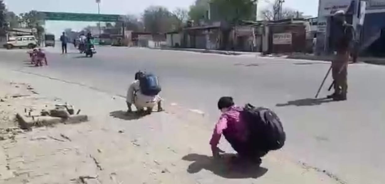 Inhuman face of police during lockdown
