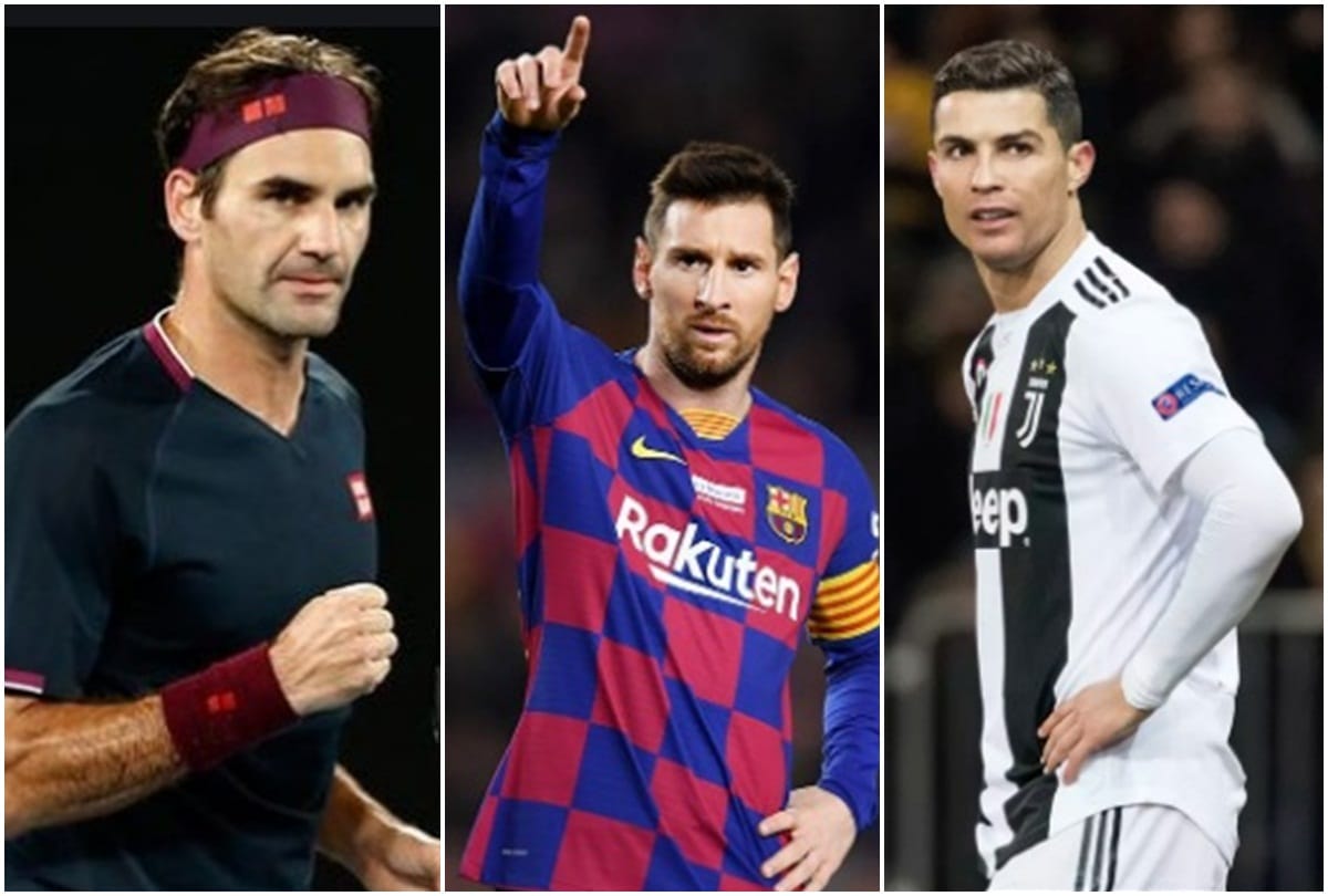 Federer, messi and ronaldo helping hands for coronavirus victims donated money and equipment