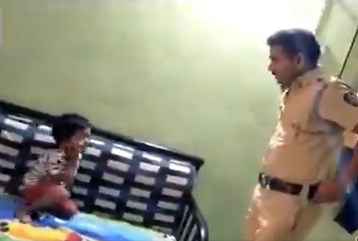 Mumbai : Video about cop choosing duty over sons pleadings goes viral on soical media